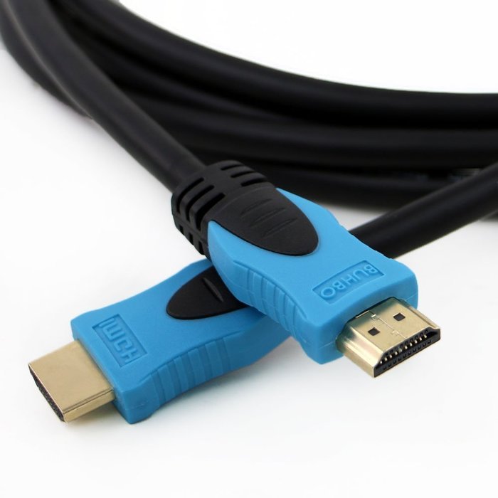 Buhbo High Speed HDMI 2.0 Cable (6 Feet) for 4K Ultra HD, 3D Video, Ethernet / Audio Return - Gold Plated Connectors N4