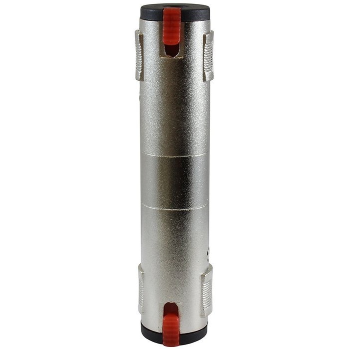 GLS Audio 1/4" Locking Coupler Female Dual TS and TRS Plug Jack Adapter - 1/4 inch to 1/4 inch Barrel Dual Stereo... N3
