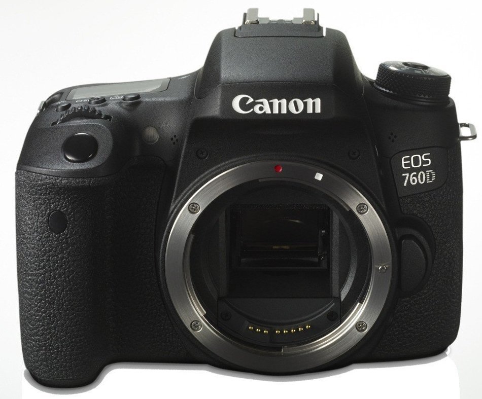 Canon EOS 760D/Rebel T6S/EOS 8000D (24.7 MP, 3-inch LCD) (Body Only) - International Version (No Warranty)