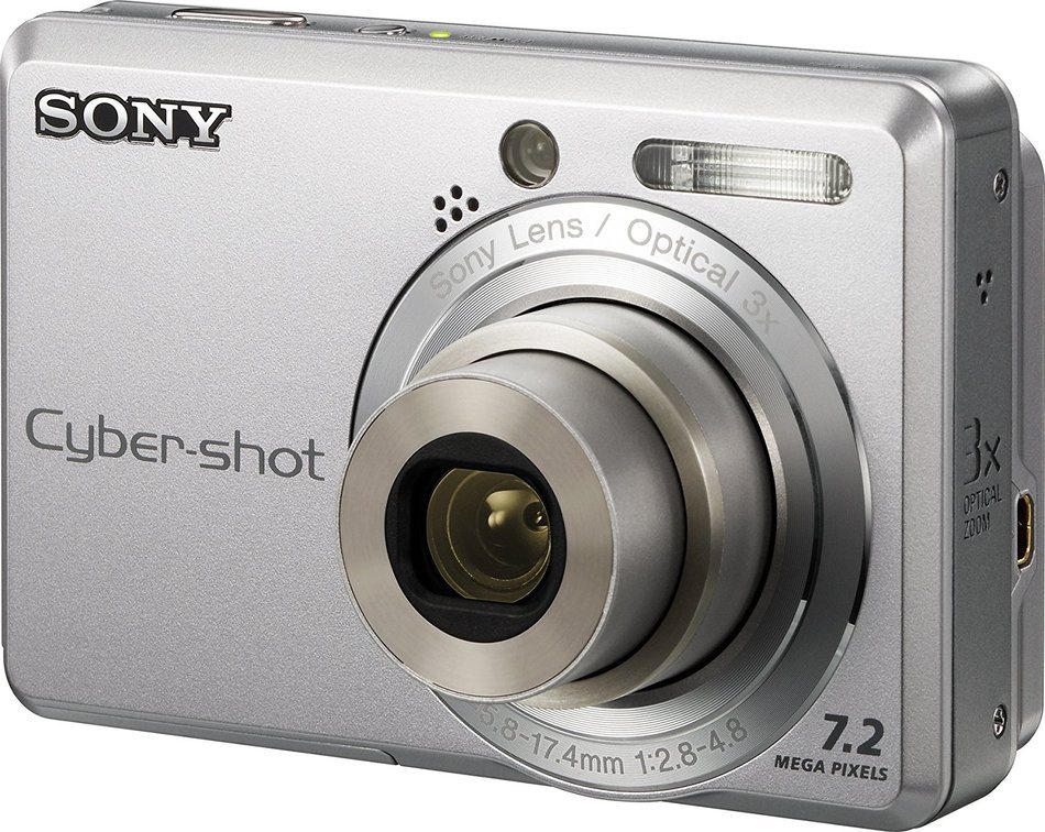 Sony Cybershot DSCS730 7.2MP Digital Camera with 3x Optical Zoom N5
