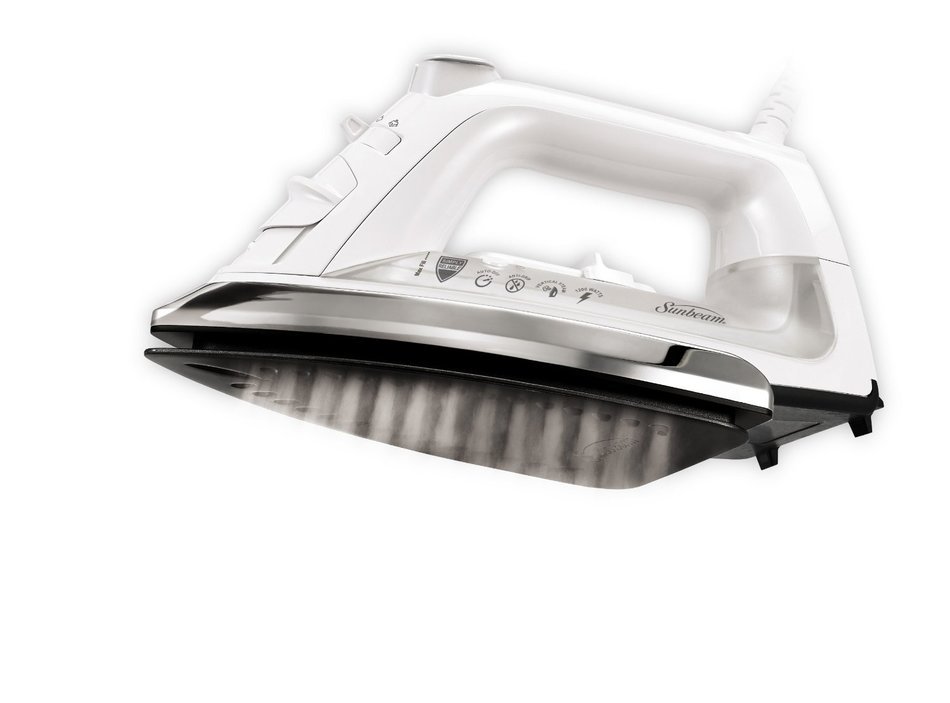 Sunbeam Classic 1200 Watt Mid-size Anti-Drip Non-Stick Soleplate Iron with Shot of Steam/Vertical Shot feature... N8