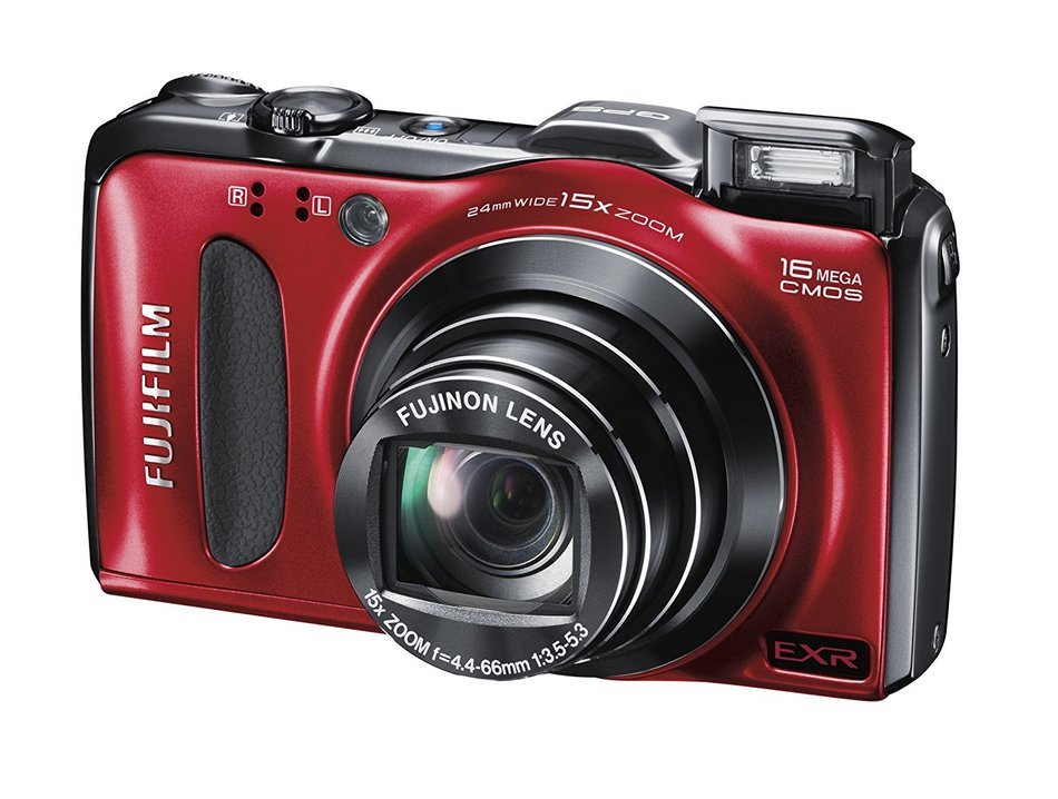 Fuji F600EXR RED Digital 16 MP Camera with 15x Optical Zoom and 3" LCD N2