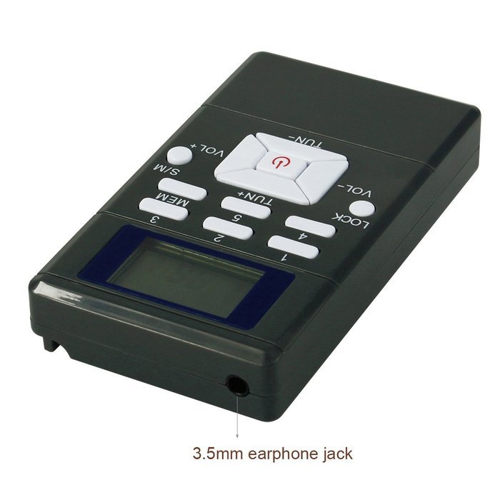 TIVDIO HRD-102 Portable Digital DSP FM Stereo Radio Receiver for Wireless FM Transmitter Meeting Simultaneous... N6