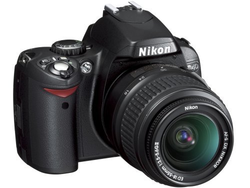 Nikon D40 6.1MP Digital SLR Camera Kit with 18-135mm f/3.5-5.6G ED-IF AF-S DX Zoom-Nikkor Lens N4