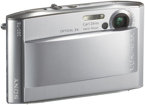 Sony Cybershot DSCT5 5.1MP Digital Camera with 3x Optical Zoom (Silver) N9