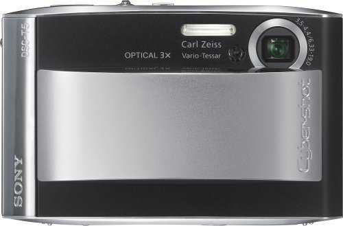 Sony Cybershot DSCT5 5.1MP Digital Camera with 3x Optical Zoom (Silver) N11