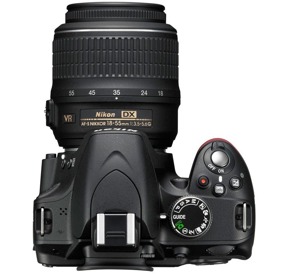 Nikon D3200 24.2 MP CMOS Digital SLR with 18-55mm VR and 55-200mm Non-VR DX Zoom Lenses N8