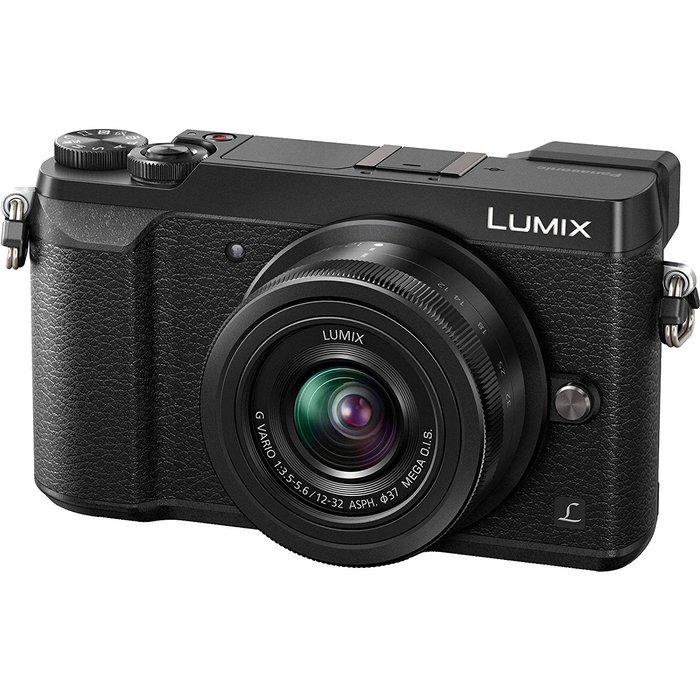 Panasonic Lumix DMC-GX85 4K Wi-Fi Digital Camera & 12-32mm (Black) + 45-150mm Lens + 64GB Card + Case + Flash... N3