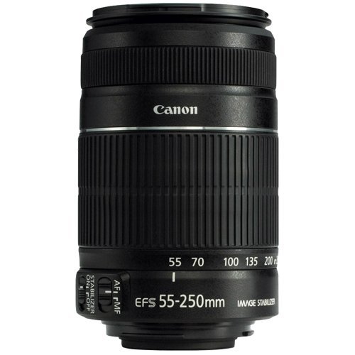 Canon EOS Rebel T4i Digital SLR Camera Body & EF-S 18-55mm IS II Lens with EF-S 55-250mm f/4.0-5.6 IS II Zoom... N4