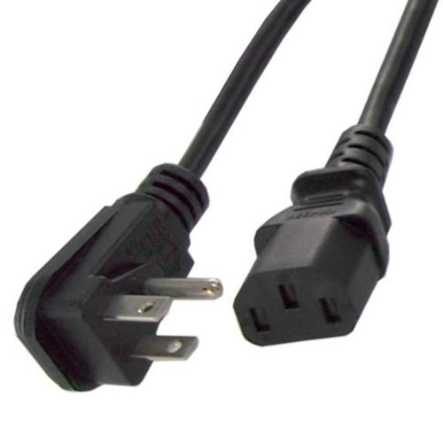 Sf Cable, Us Universal Wall Side Right Angle Power Cord, Iec320 C13 To 