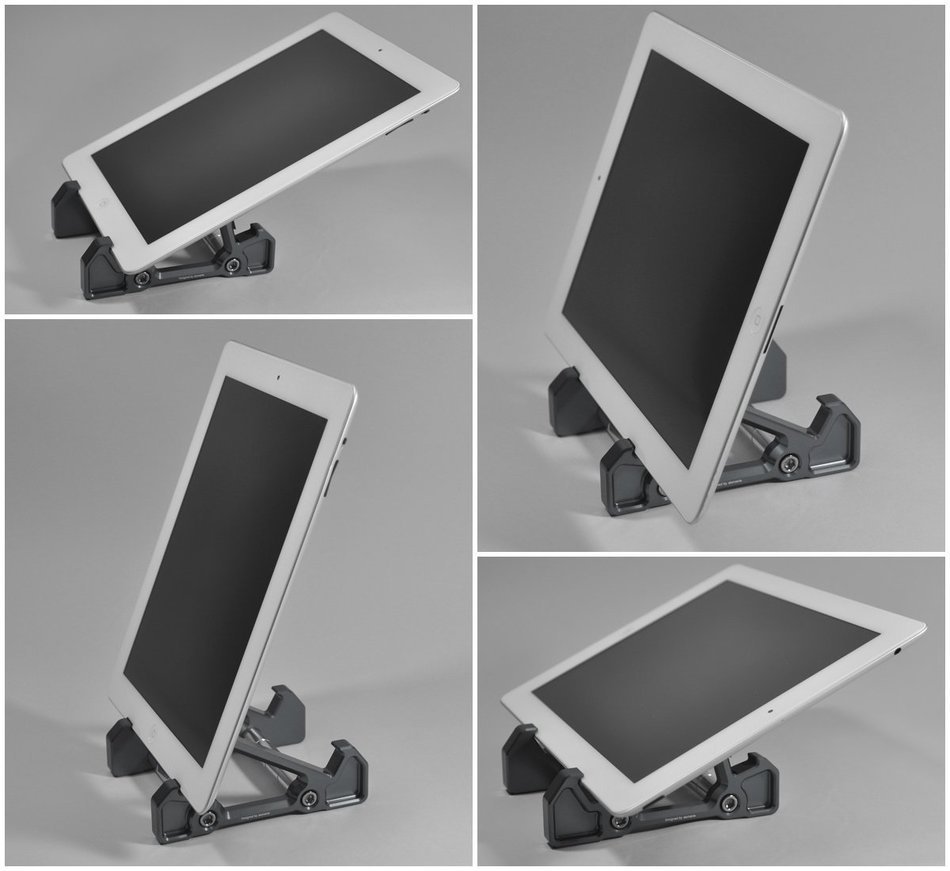 double angel billet stand for smart phone tablet silver N5