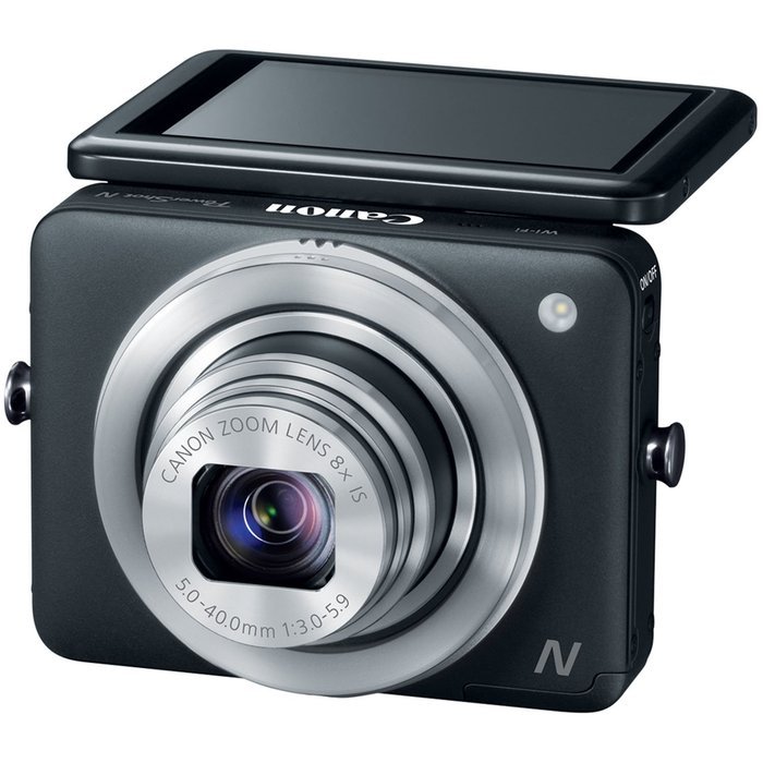 Canon PowerShot N 12.1 MP CMOS Digital Camera with 8x Optical Zoom and 28mm Wide-Angle Lens (Black) N15