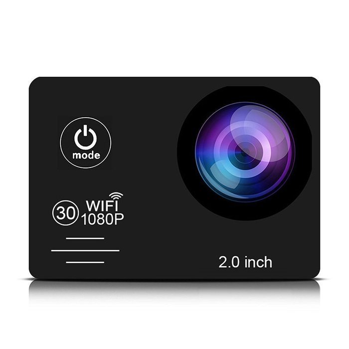 TEKCAM TK7000 WIFI 2.0inch 14MP FHD Sports Action Camera waterproof + an Extra Battery and Charger N3