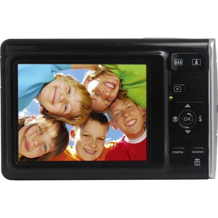 Polaroid CIA-1237SC 12MP CCD Digital Camera with 2.7-Inch LCD Display (Silver) N2