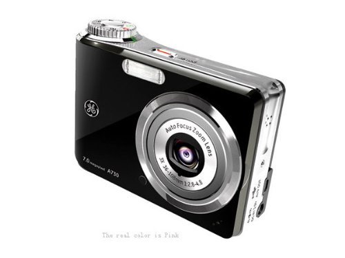 GE A730 7MP Digital Camera with 3x Optical Zoom (Silver) N9
