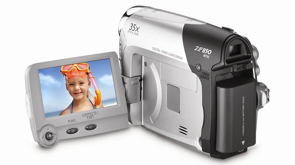 Canon ZR850 1MP MiniDV Camcorder with 35x Optical Zoom (Discontinued by