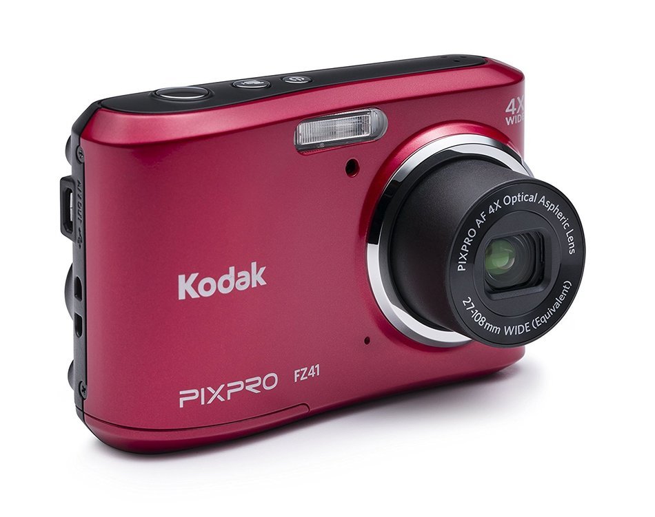 Kodak PIXPRO Friendly Zoom FZ41 16 MP Digital Camera with 4X Optical Zoom and 2.7" LCD Screen (Silver) N5