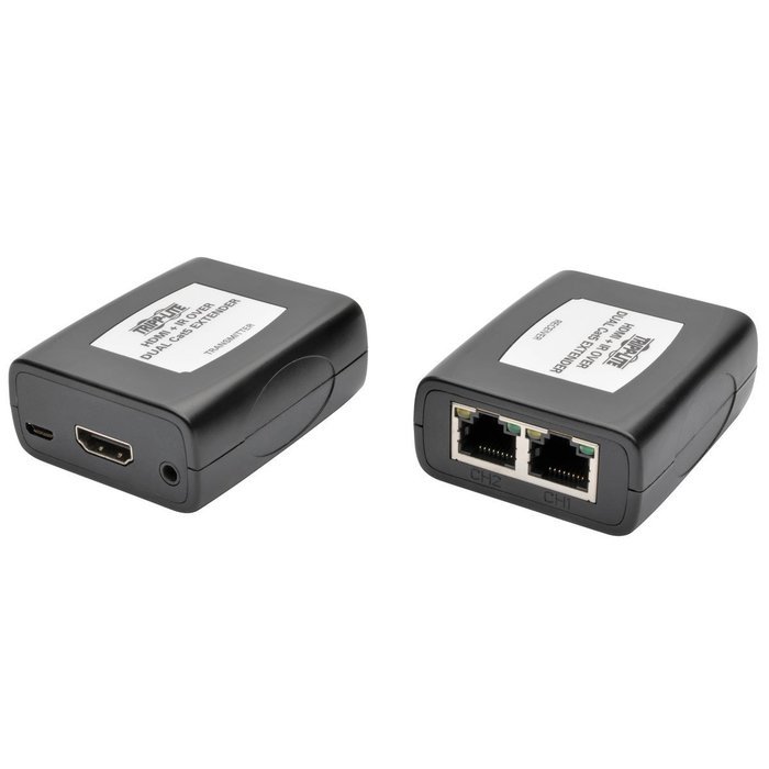 Tripp Lite HDMI over Dual Cat5 / Cat6 Extender, Transmitter and Receiver for Video and Audio 1920x1200 1080p at... N7