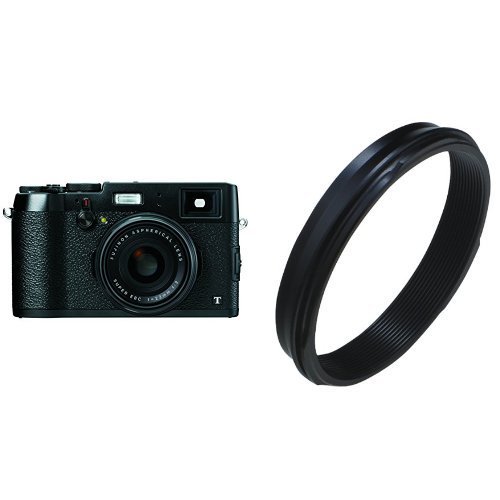 Fujifilm X100T Black with AR-X100 Black Adapter Ring