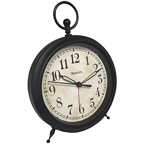 New WESTCLOX 75043 Top Ring Decor Alarm Clock