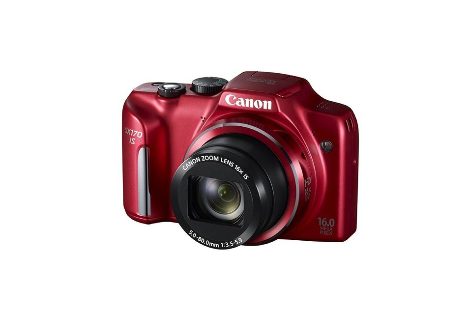 Canon PowerShot SX170 IS 16.0 MP Digital Camera, Black (discontinued by manufacturer) N9