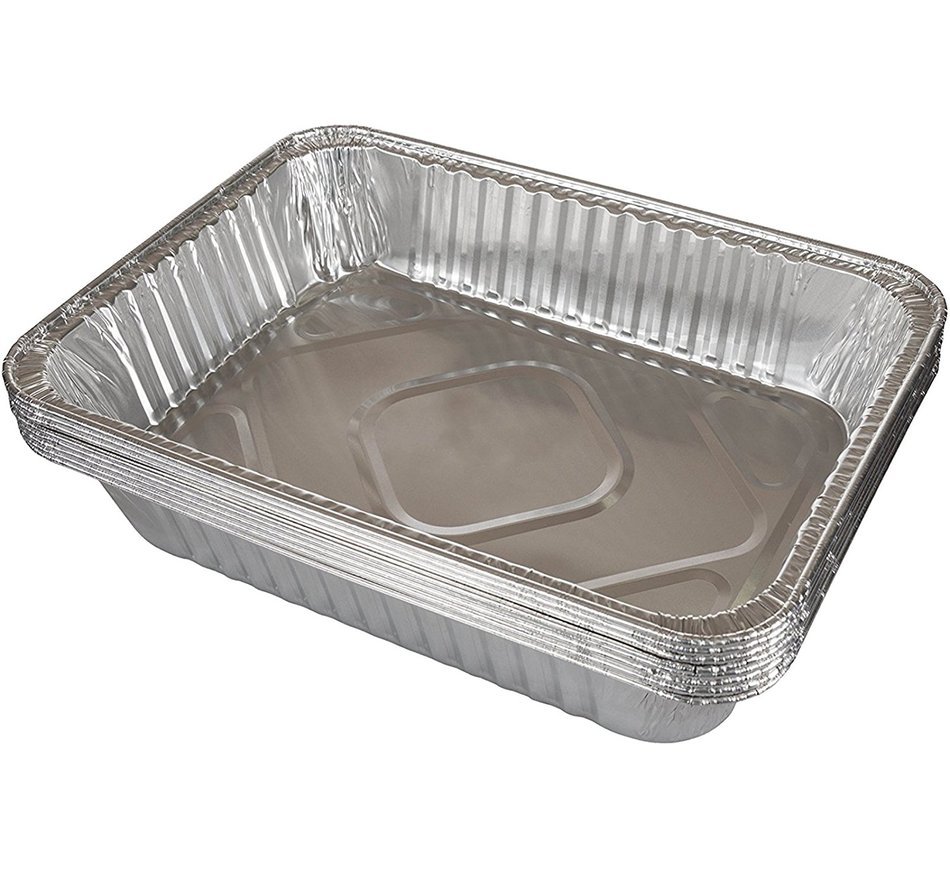 Sturdy Gauge Deep Lasagna Pan [12 Pack] Disposable Aluminum Pans Ideal for Roasts, Casseroles, & Meal Prep - Also... N3