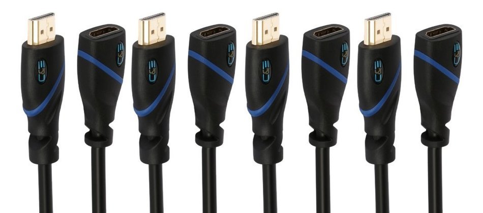 High Speed HDMI Cable With Ethernet - 3 Feet, CL3 Certified - Supports 3D and Audio Return Channel, 10-Pack N5