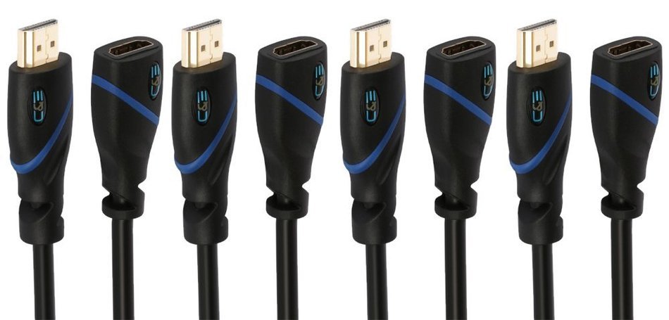 High Speed HDMI Cable With Ethernet - 3 Feet, CL3 Certified - Supports 3D and Audio Return Channel, 10-Pack N6