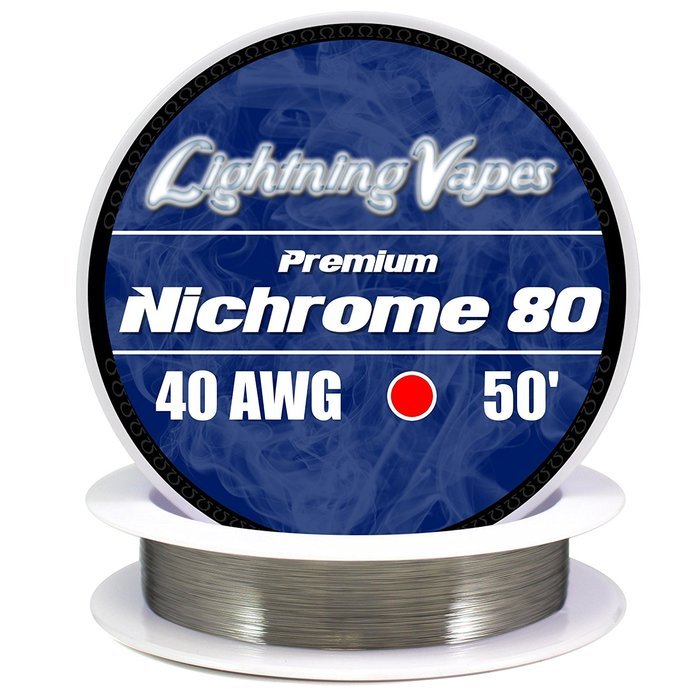 Genuine Lightning Vapes 40 AWG Nichrome 80 Wire 1000' N3
