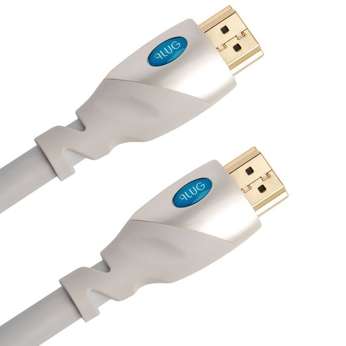 PlugLug HD-600 Series High-Speed HDMI Cable (25 Feet) - Supports Ethernet, 3D, and Audio Return - Triple Shielded... N24