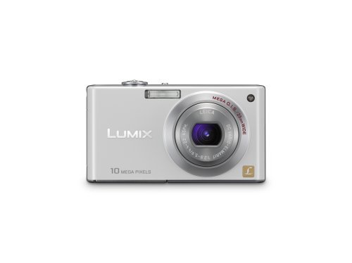 Panasonic DMC-FX37W 10MP Digital Camera with 5x Wide Angle MEGA Optical Image Stabilized Zoom (White) N4