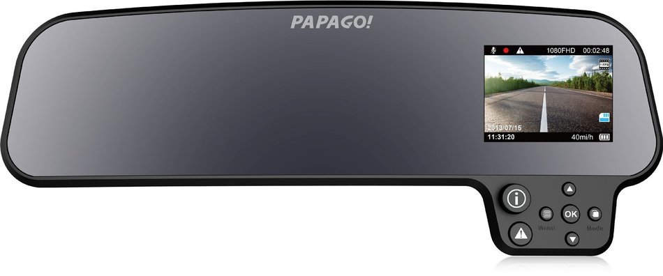 PAPAGO GS272-US GoSafe 272 Ultra Slim Full HD 1080P Dashcam - Replacement for GoSafe 330 (Black) N15