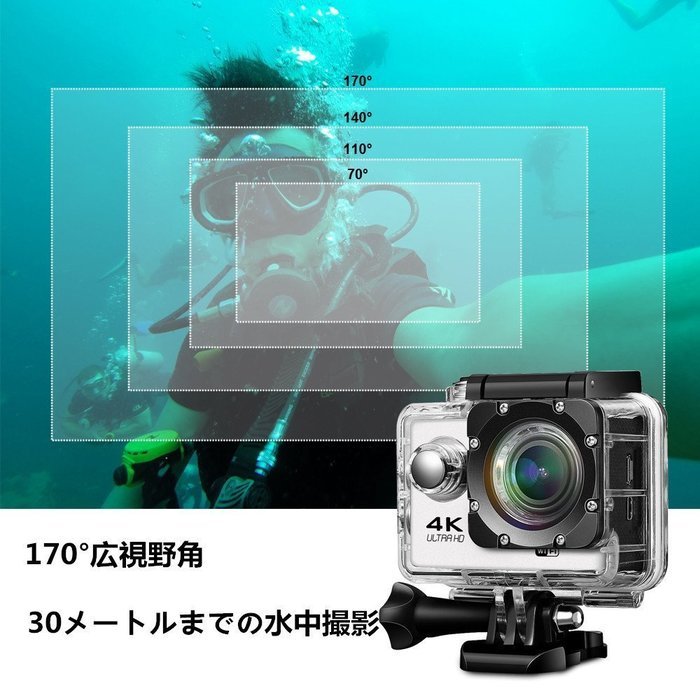 IVSO Ultra HD 4K Sport Action Camera WIFI 4K 60fps HDMI 20MP+ 170 Degree Wide Viewing Angle 2.0 inch LCD Screen... N3