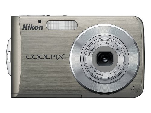 Nikon Coolpix S210 8.0MP Digital Camera with 3x Optical Zoom (Graphite Black) (OLD MODEL) N10