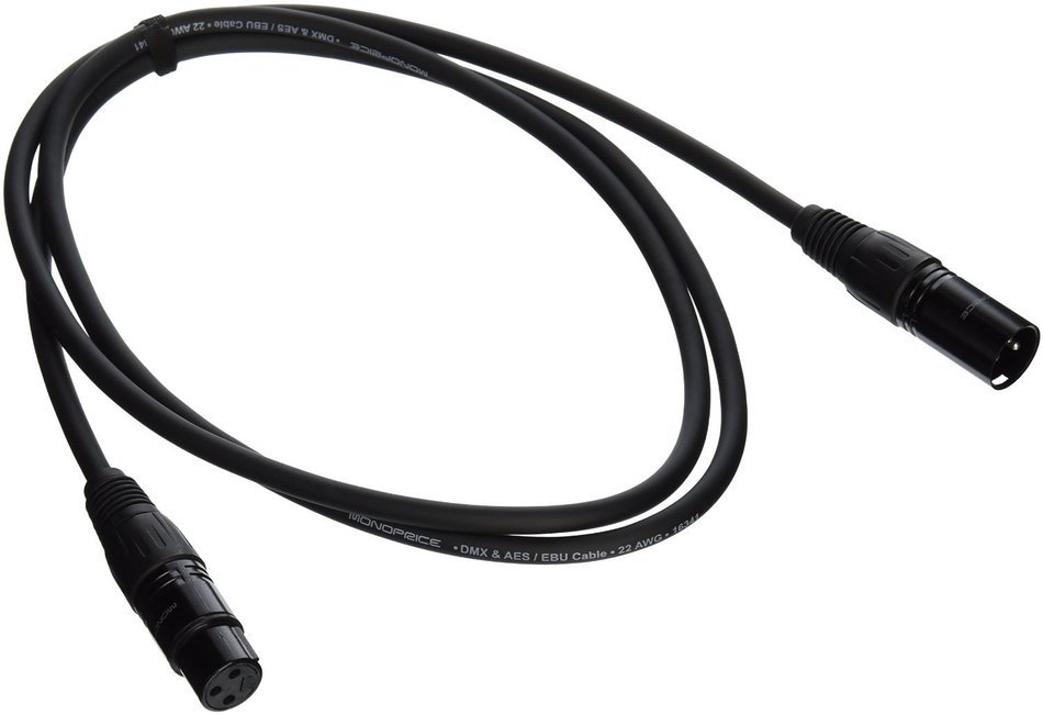 Monoprice 601602 1.5-Meter (5-Feet) 3-Pin DMX Lighting and AES/EBU Cable N2