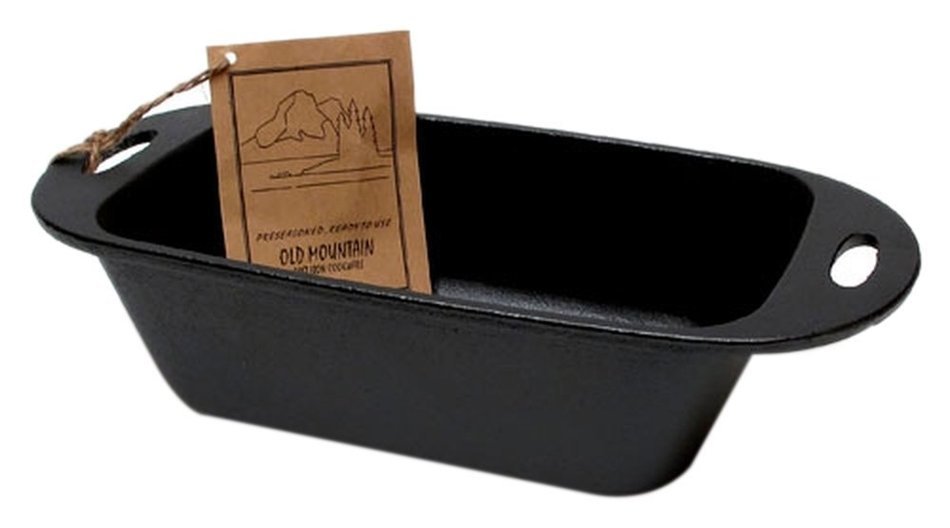 Iwgac Home Indoor Kitchen Old Mountain Cast Iron Preseasoned Loaf Pan