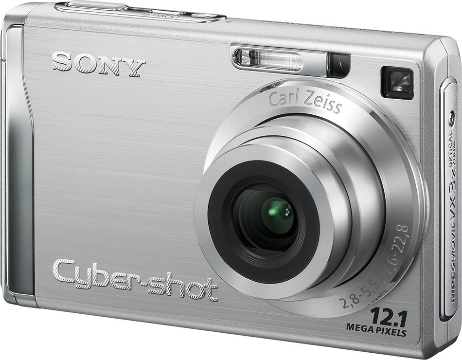 Sony Cybershot DSCW200 12.1MP Digital Camera with 3x Optical Zoom and Super Steady Shot N4
