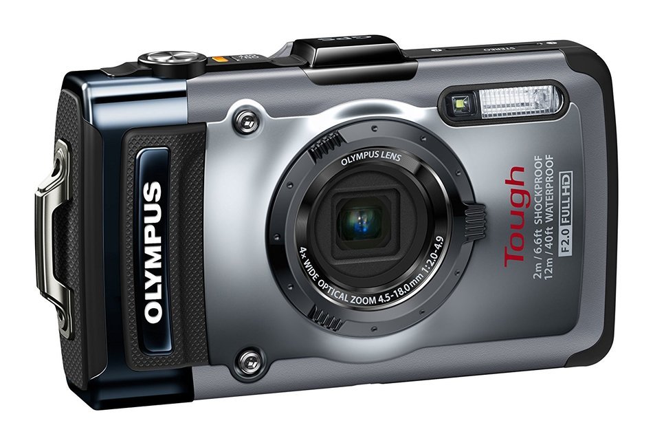 TG-1 Silver Tough Digital Camera - International Version (No Warranty) N5