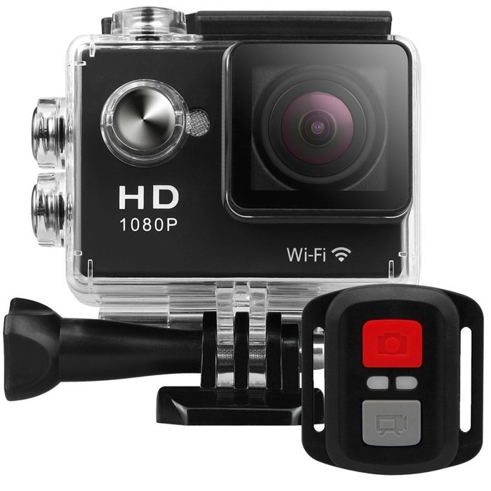 CHICPICK 2.0 Inch 12MP WIFI Waterproof Sports Camera + Remote Control + Wrench Spanner + Shockproof Carry Bag... N2