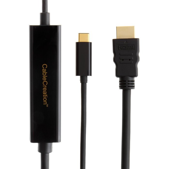 CableCreation 16FT USB Type C (USB-C) to HDMI Cable (DP Alt Mode) for Apple The New Macbook/ Chromebook Pixel/...