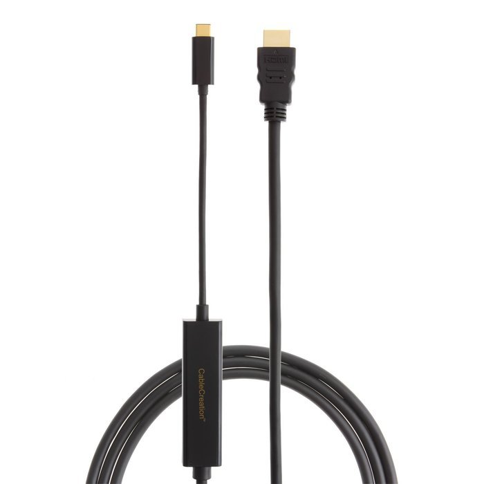 CableCreation 16FT USB Type C (USB-C) to HDMI Cable (DP Alt Mode) for Apple The New Macbook/ Chromebook Pixel/... N2