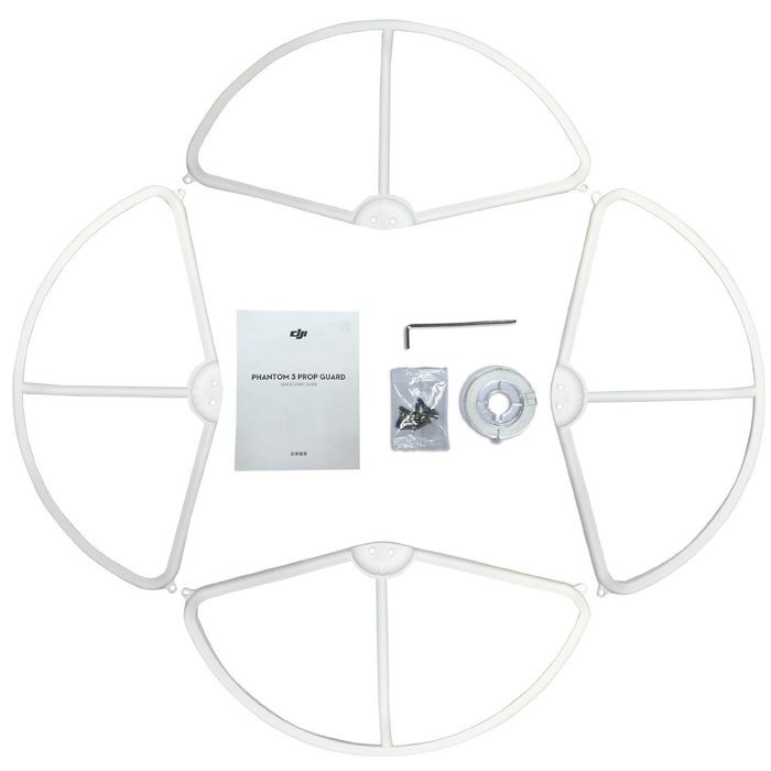 DJI Phantom 3 Genuine Propeller Guards (Part 2), Full Set of 4, for Advanced / Professional Quadcopter + XY Find...