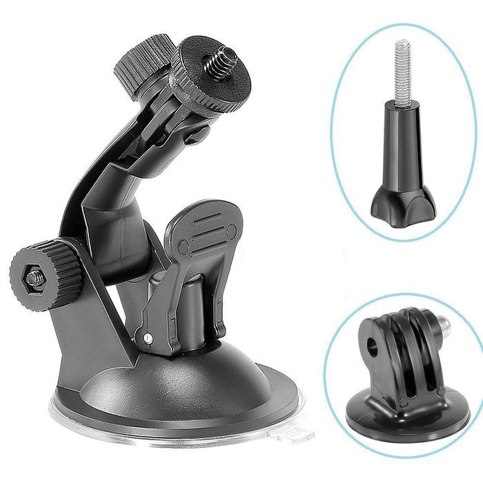 VVHOOY Suction Cup Mount + Tripod Mount for Gopro Hero/Xiaomi/Xiaoyi/SJCAM /GEEKPRO Camera Accessories etc (Style 2) N3
