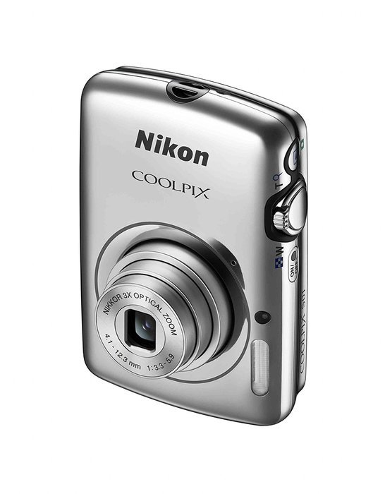 Nikon COOLPIX S01 10.1 MP Digital Camera with 3x Zoom NIKKOR Glass Lens (Silver) N12