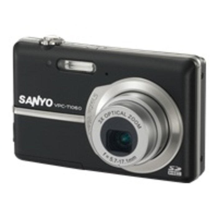 Sanyo Xacti VPC-T1060 10MP Digital Camera w/ 3x Optical Zoom 2.8 LCD - Black"