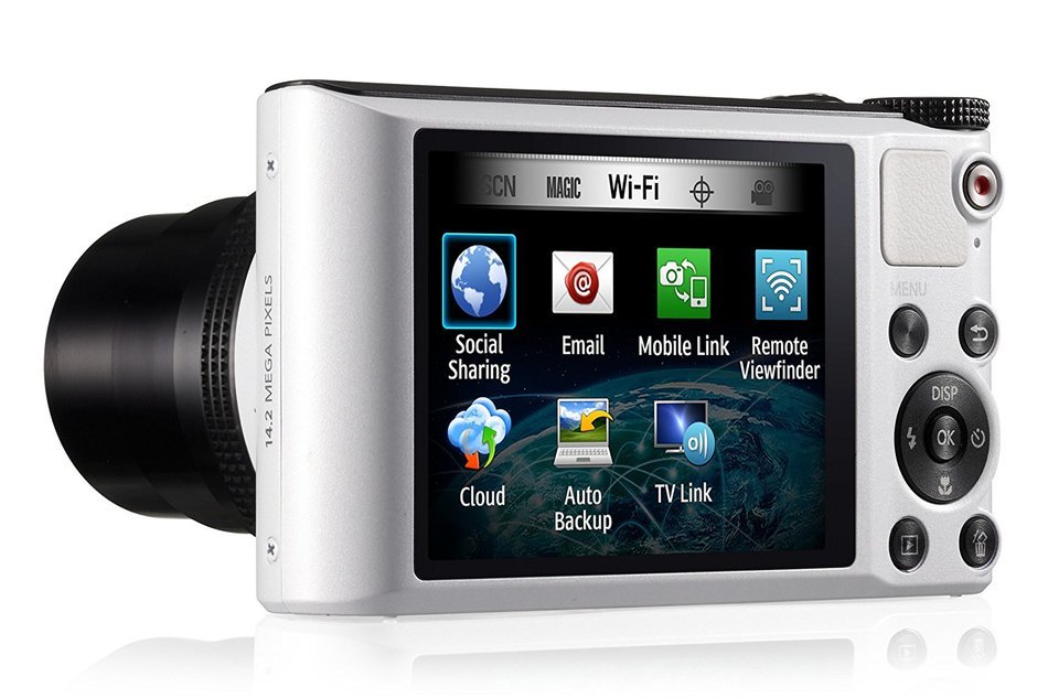 Samsung WB150F 14.2-megapixel Digital Camera - White N9