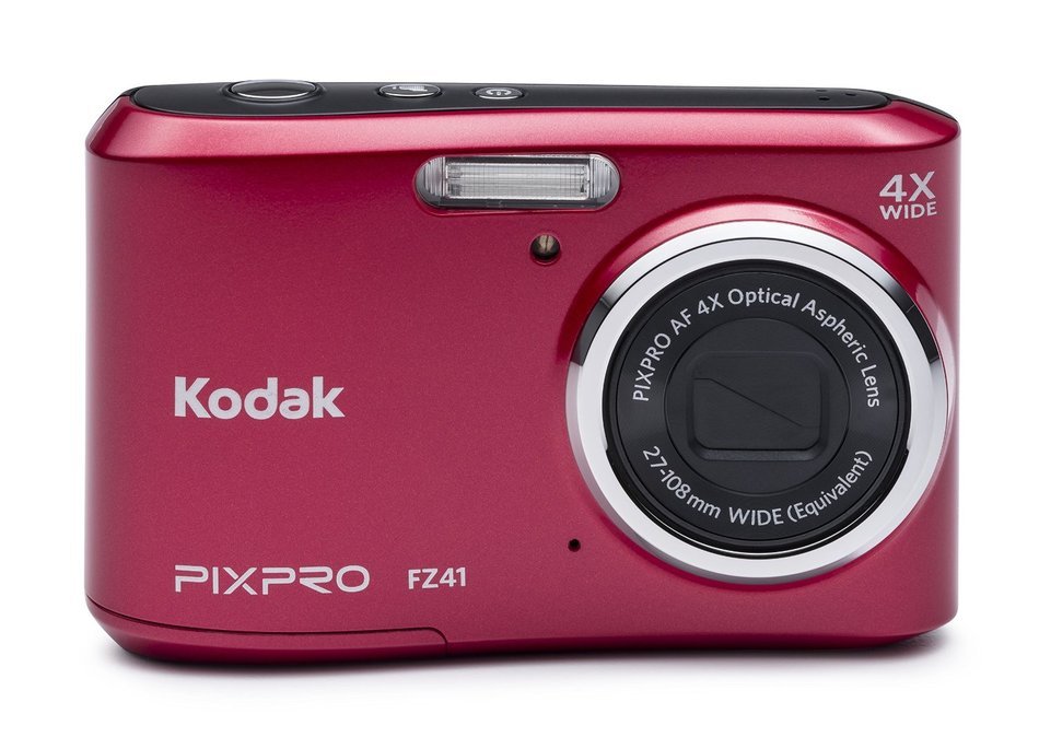 Kodak PIXPRO Friendly Zoom FZ41 16 MP Digital Camera with 4X Optical Zoom and 2.7" LCD Screen (Silver) N8
