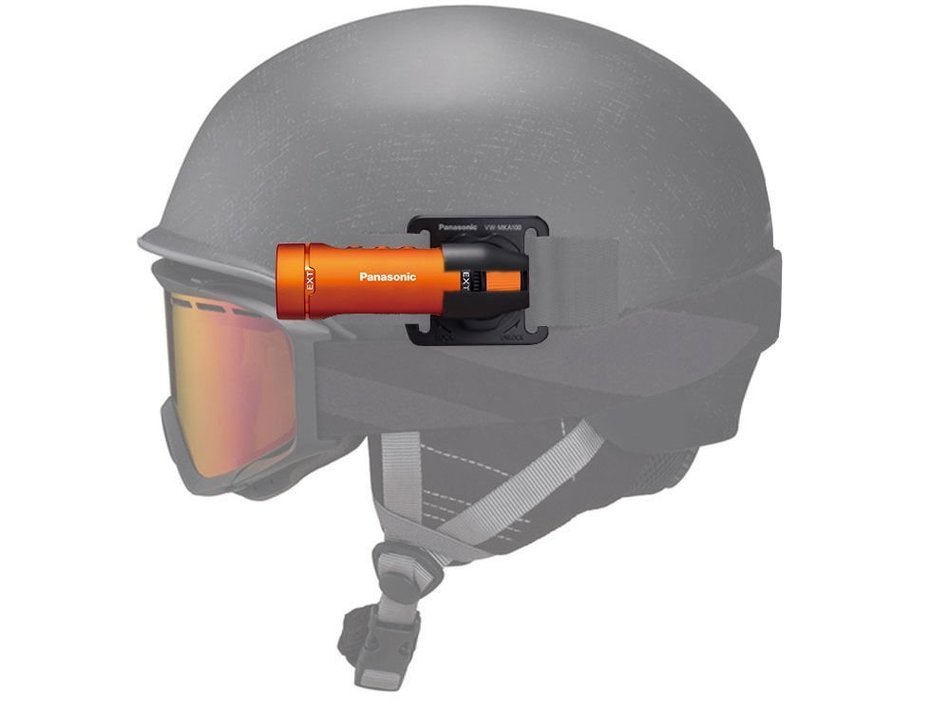 Panasonic A1: Ultra-Light Wearable HD Action Cam - HX-A1MD (Orange) N15