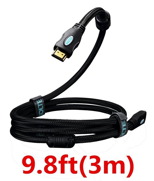 High-end High-speed Hdmi Cable with Ethernet Hdmi 2.0/10ft(3m) Resolution Support 4k(60hz) Golden Plating Copper... N6