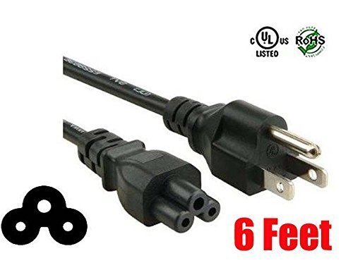 iMBAPrice 6 Feet AC Power Cord Cable (NEMA 5-15P to IEC320C5) for LG TV (60LN5400/55LB5550/55LN5310/447LN540/32LB5600... N9